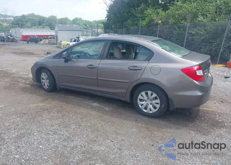 2012 Honda Civic Lx from USA, damaged, VIN JHMFB2F57CS003231